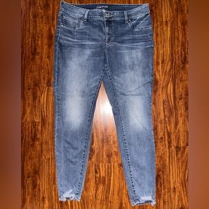 Maurices Distressed Skinny Jeans - 18W Long